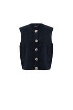 Polyester fiber (polyester) Knitted vest Solid color Casual Fall/Winter  Clothes