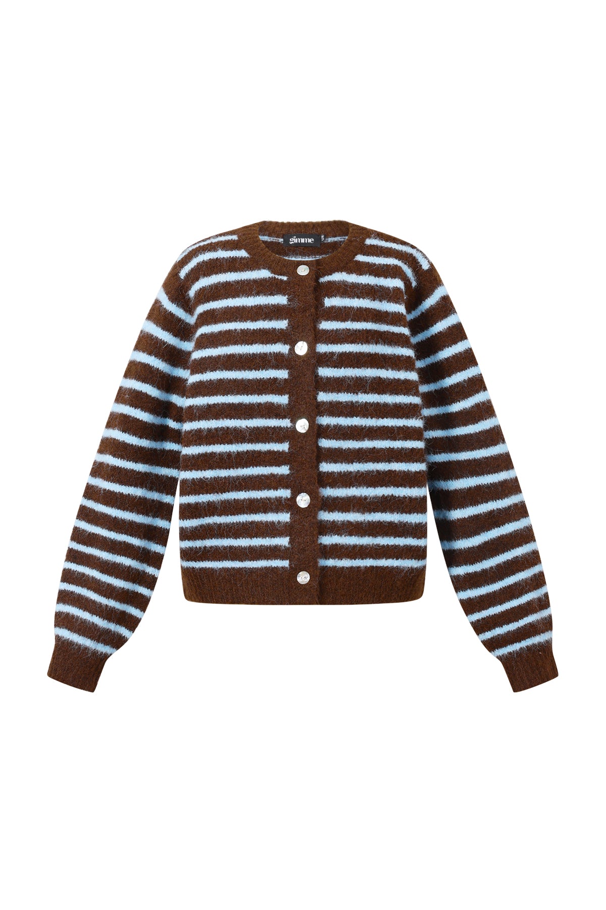 Polyester fiber (polyester) Knit cardigan Stripes Casual Fall/Winter  Clothes