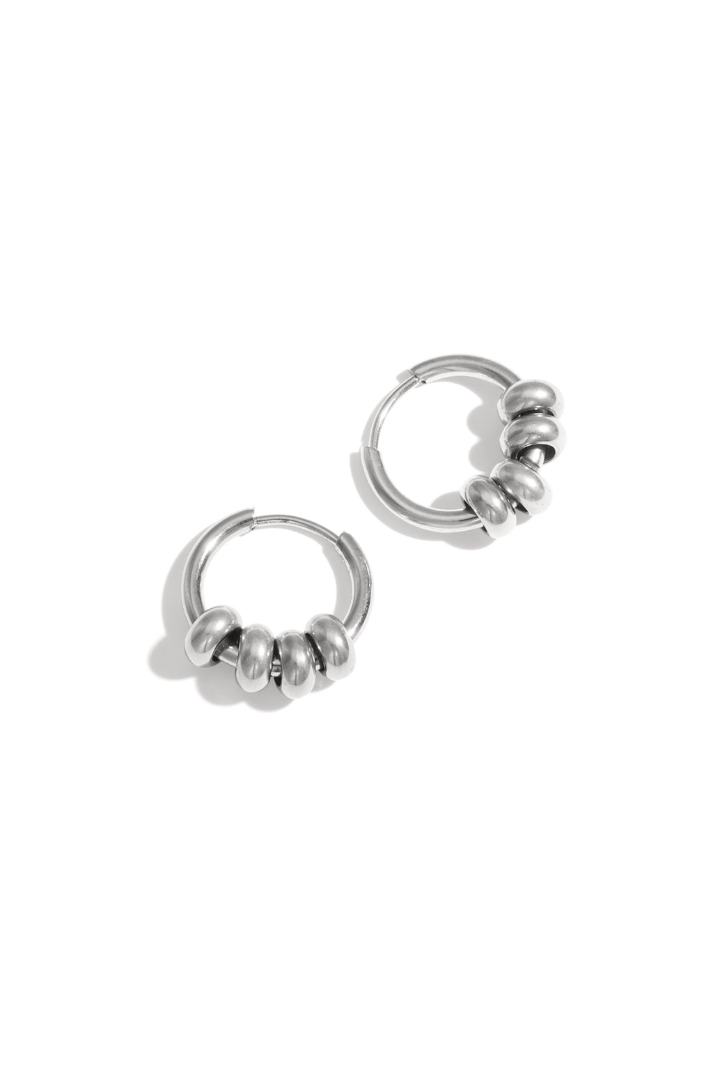 Small hoops with beads