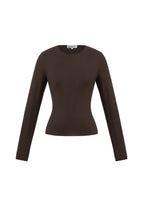Nylon Long sleeve tops Solid color Basic All Fit  Clothes