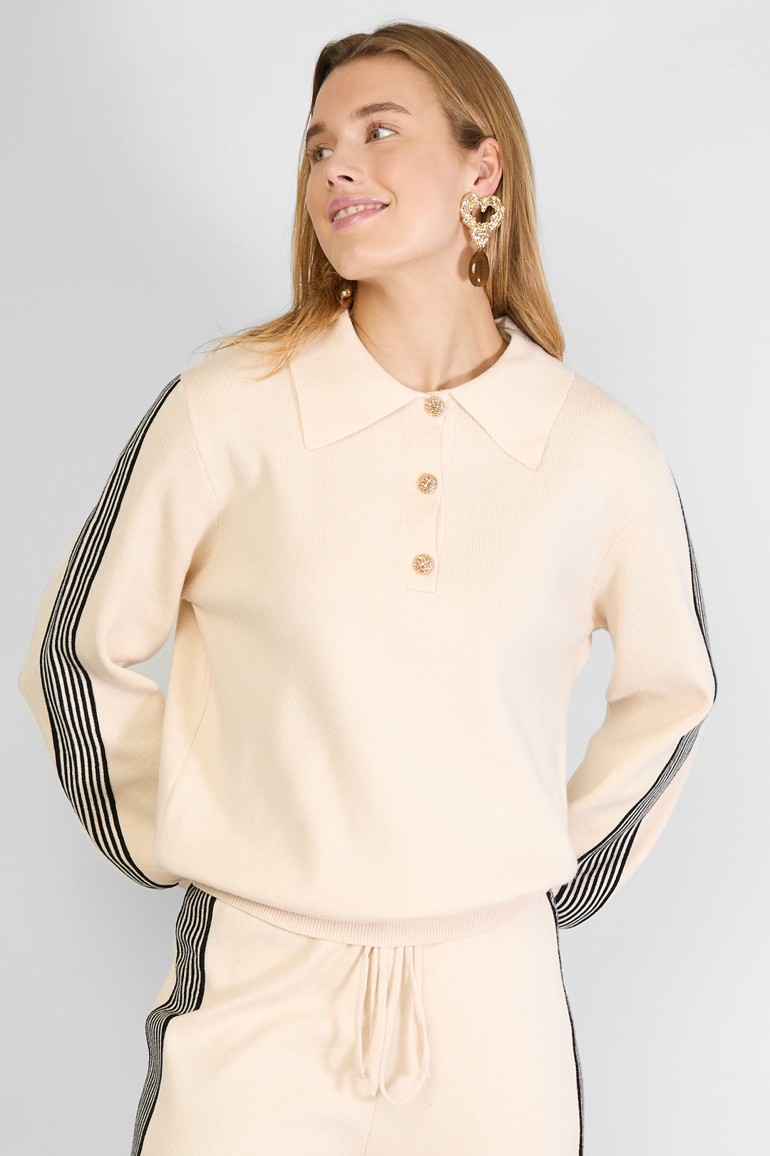 Knitted sweater Color clash Sporty autumn/winter clothing