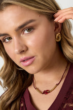 Polyester Beaded Necklaces Heart Casual Daily Simple Series Women's jewelry