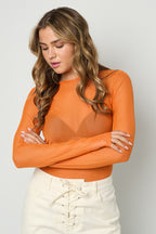 Mesh Longsleeve Top