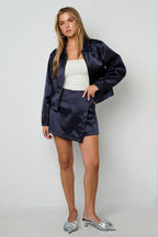 Satin Look Jacket
