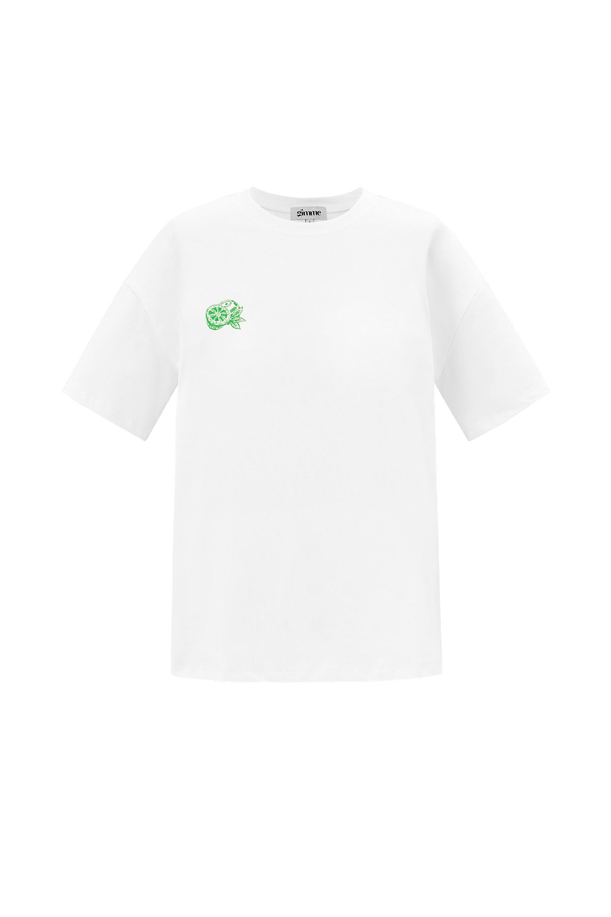 Knitted Women's T-shirt Casual Botanical