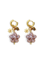 Stainless Steel Drop Earrings Flower Daily Daily Simple Series Women's jewelry