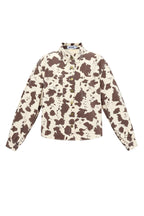 Woven Cotton Women's Denim Jacket Casual Color Clash