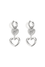Stainless Steel Drop Earrings Heart Casual Daily Simple Series Women's jewelry