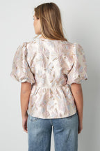 Short sleeve top floral