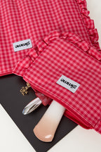 Makeup Bags Plaid Sweet Polyester Daily Accessories