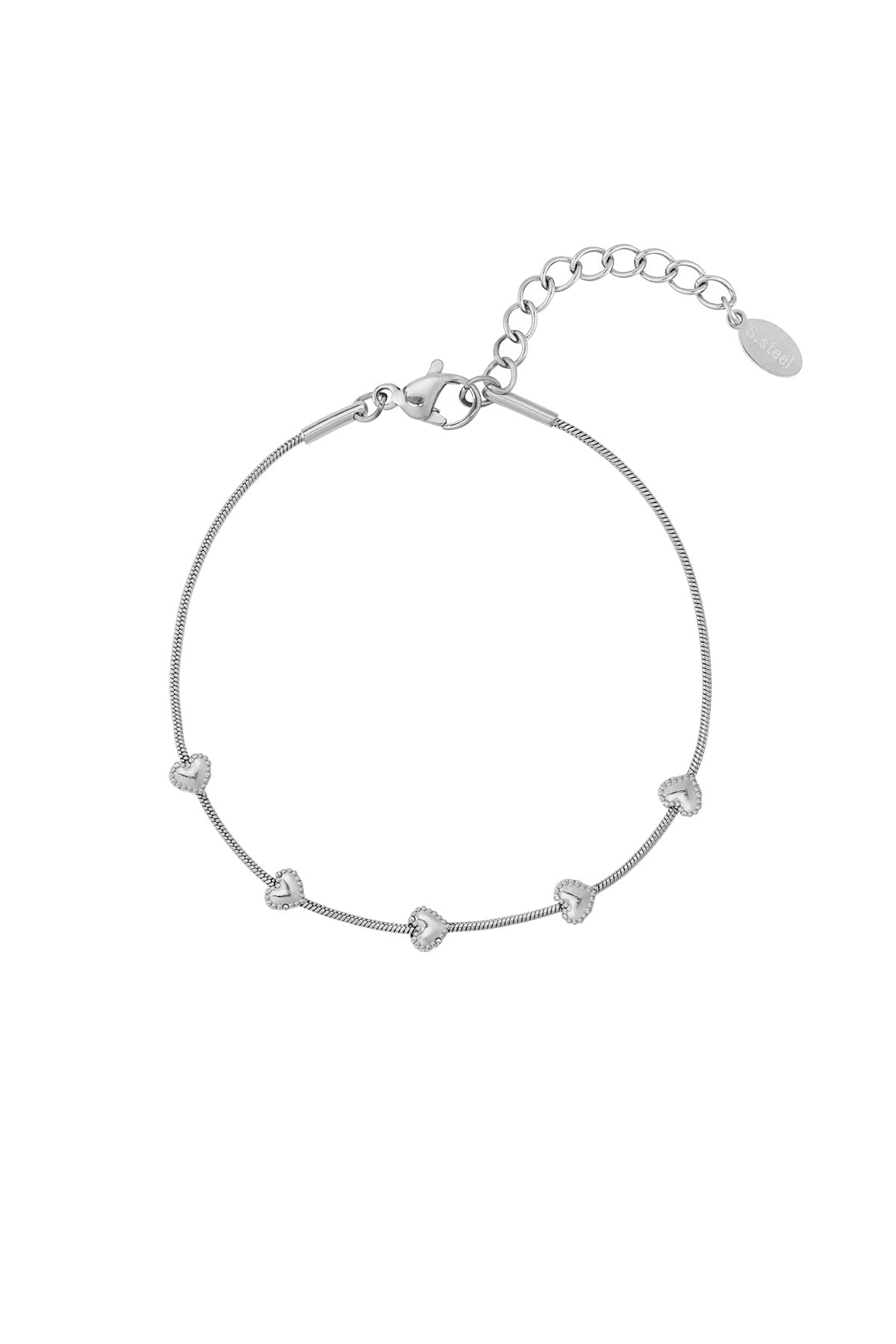 Heart row Bracelet