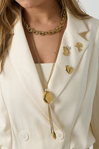 Stainless Steel Pendant necklaces irregular shape Simple Daily Simple Series Women's jewelry