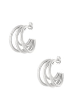 Stainless Steel Hoop Earrings Geometric Casual Daily Simple Series Women's jewelry
