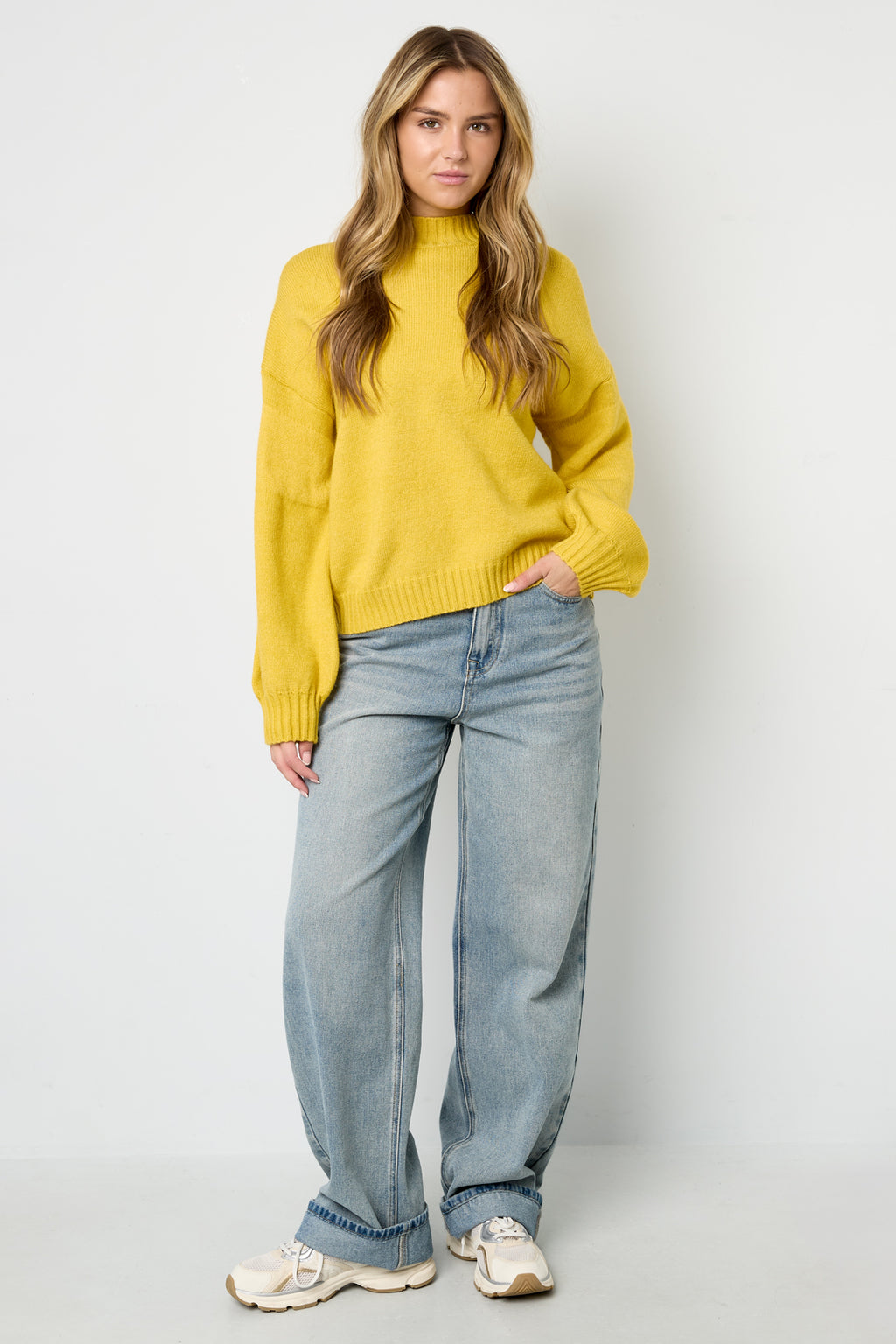 Knitted Polyester Fiber Women's Knit Sweater Casual Letters