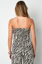 The Zebra Strapless