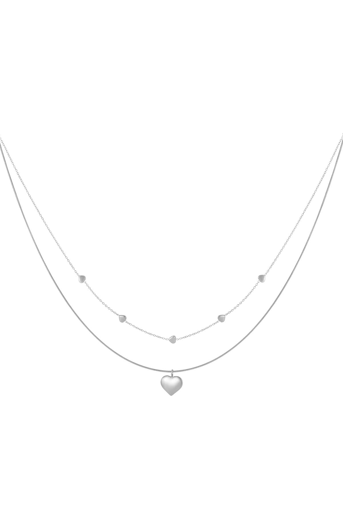 Layered Necklaces Heart Casual Daily Simple Series Women's jewelry
