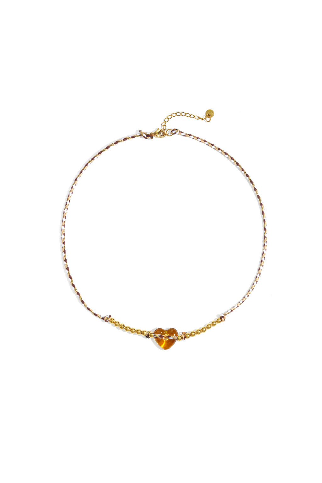 Polyester Beaded Necklaces Heart Casual Daily Simple Series Women's jewelry