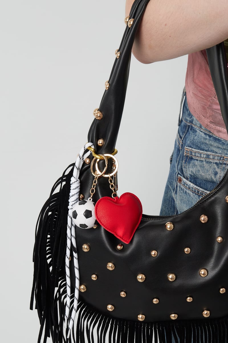 Football love Bag Charm