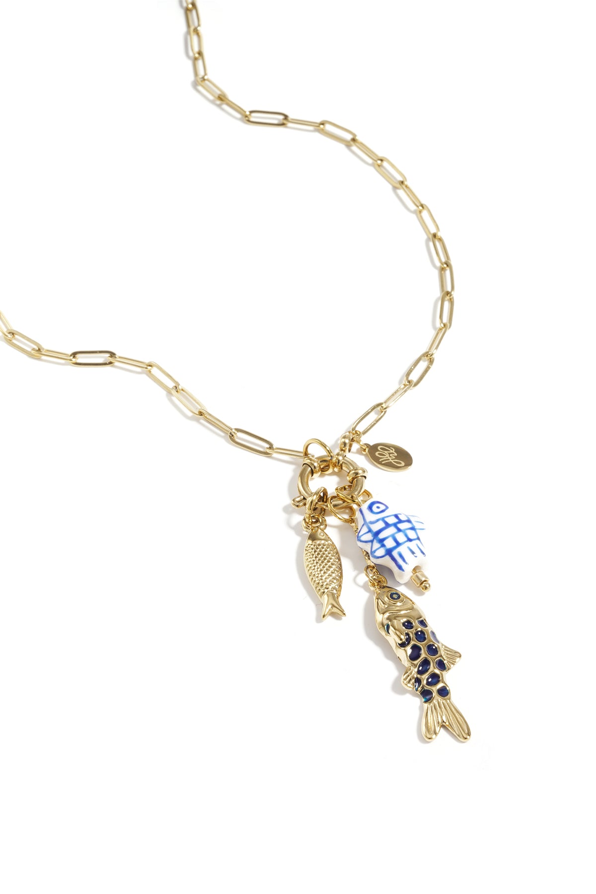 Stainless Steel Pendant necklaces fish Casual Daily Simple Series Women's jewelry