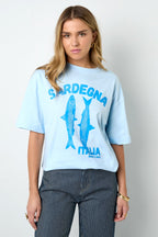 Sardegna Italia oversized tee