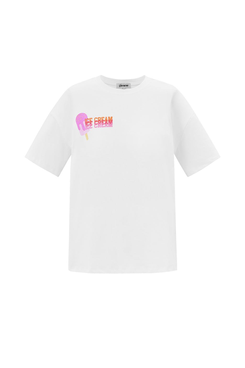 Cotton Women's T-shirt Spring/Summer Letters