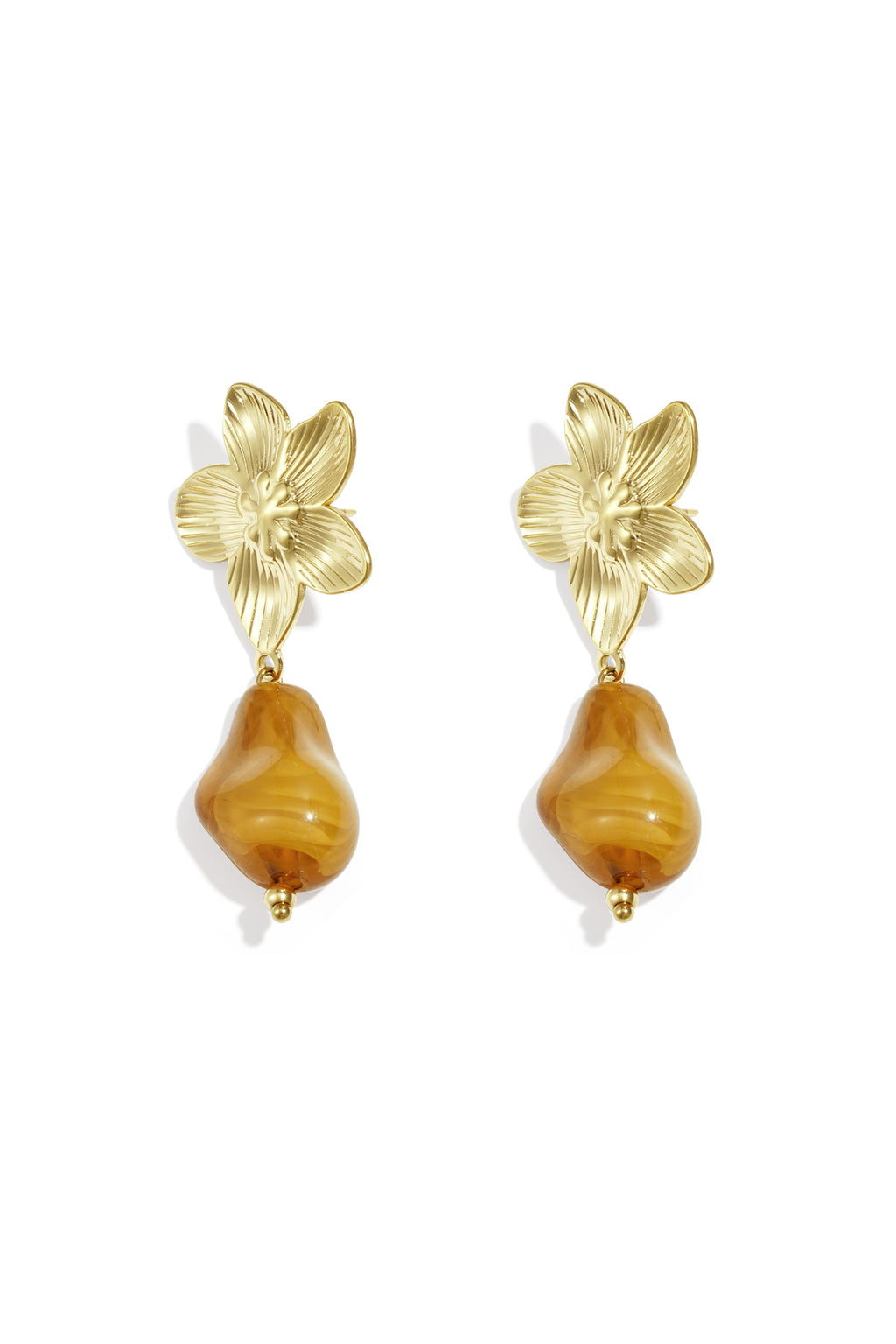 Acrylic Drop Earrings Flower Casual Daily Simple Series Women's jewelry
