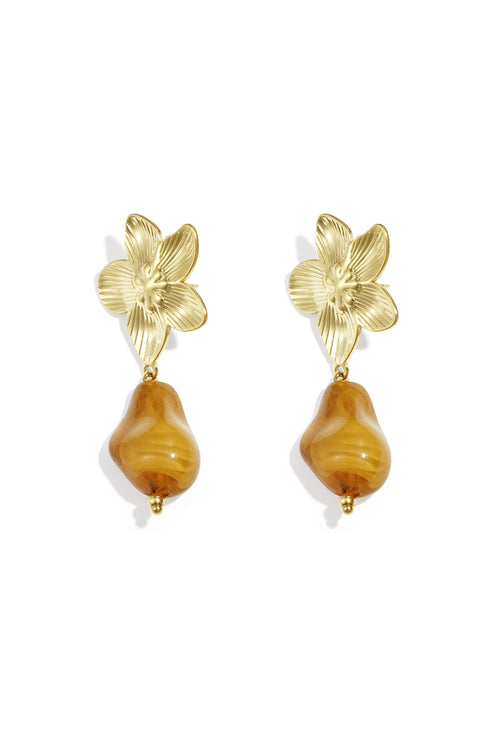 Acrylic Drop Earrings Flower Casual Daily Simple Series Women's jewelry