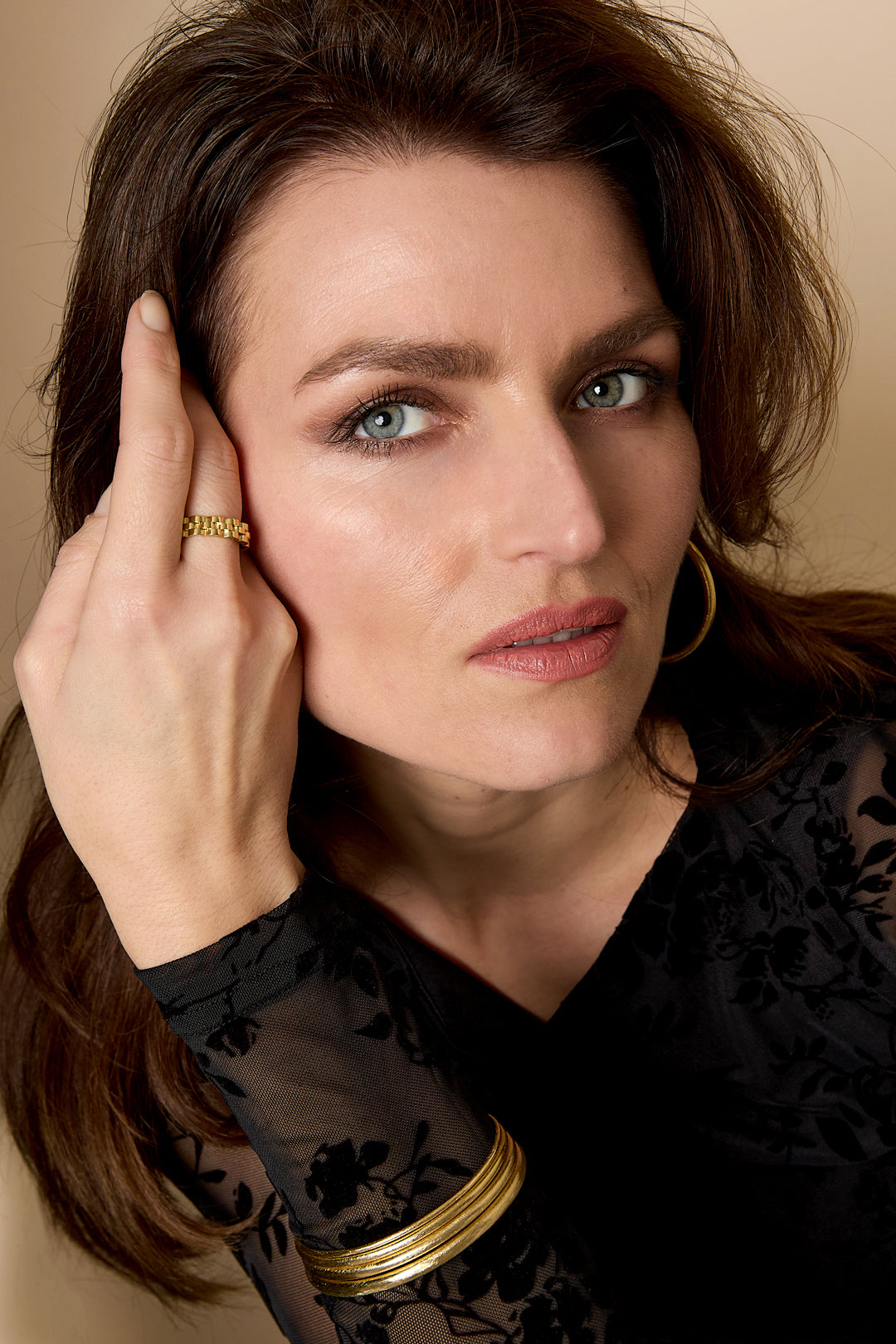 Bangles circle Simple Daily Simple Series Women's jewelry-4mm