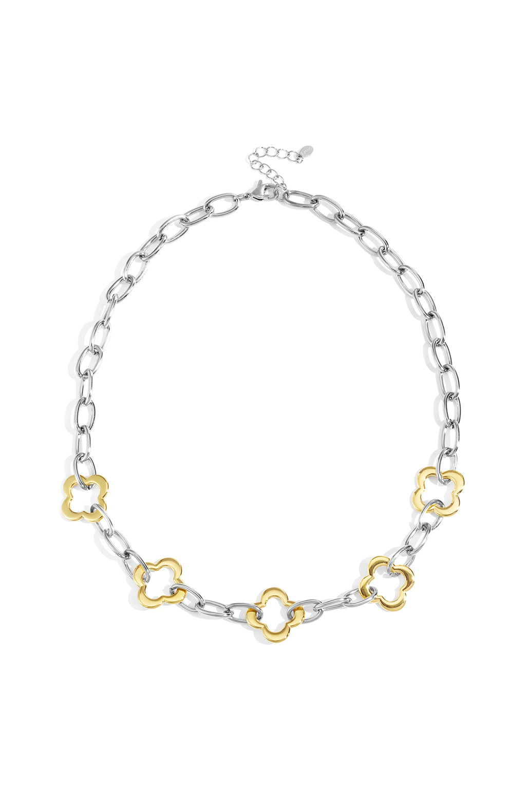 Stainless Steel Chain Necklaces Clover Casual Daily Simple Series Women's jewelry