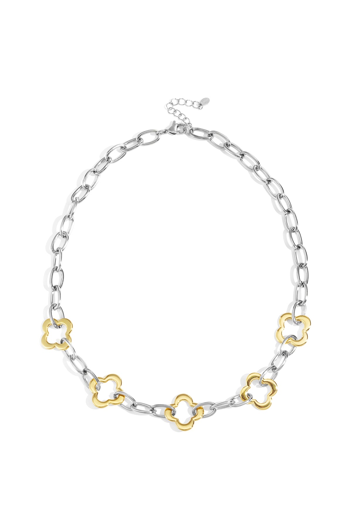 Stainless Steel Chain Necklaces Clover Casual Daily Simple Series Women's jewelry