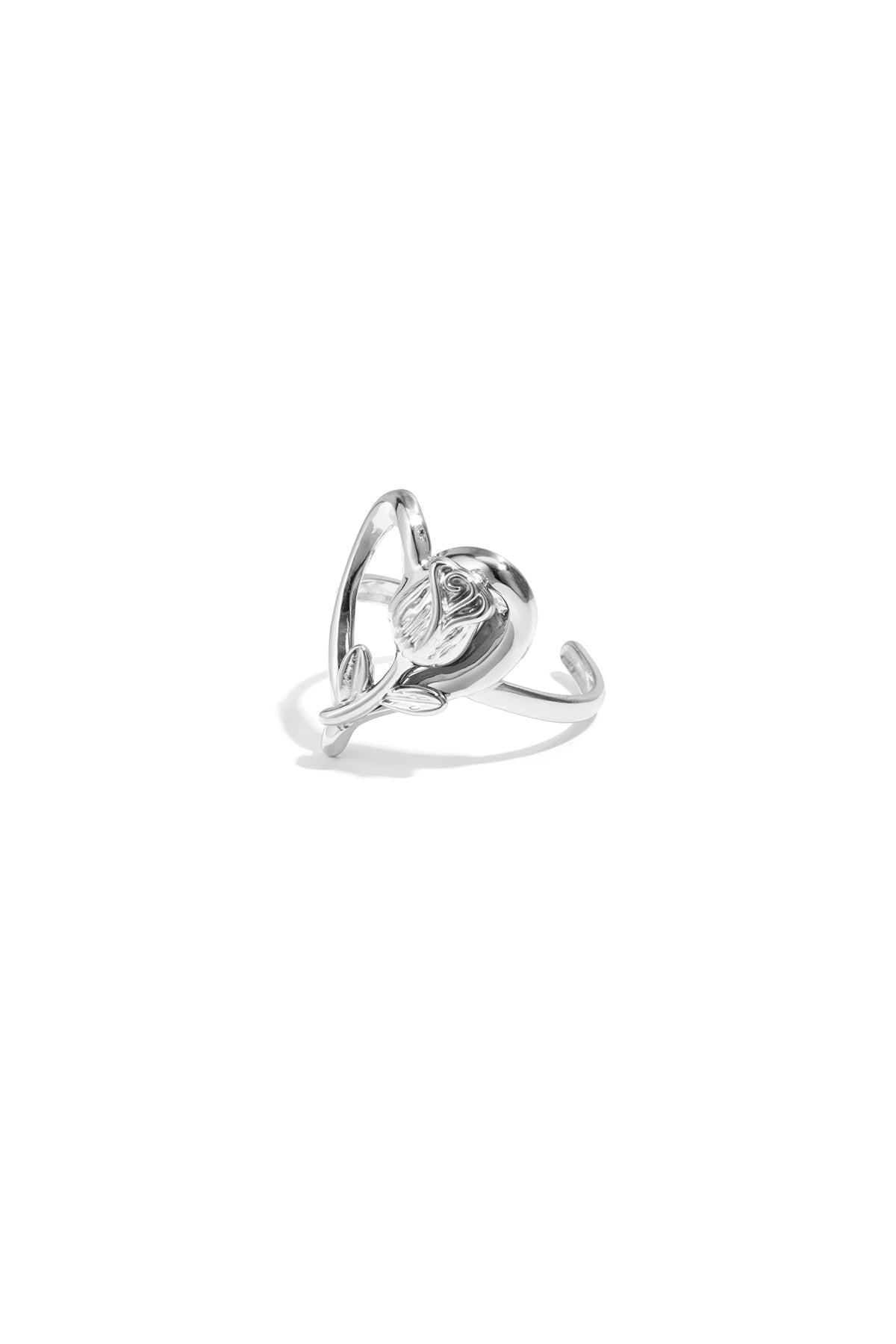 Stainless Steel Statement Rings Heart Sweet Daily Romantic Series Women's jewelry
