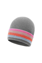 Multi color striped hat