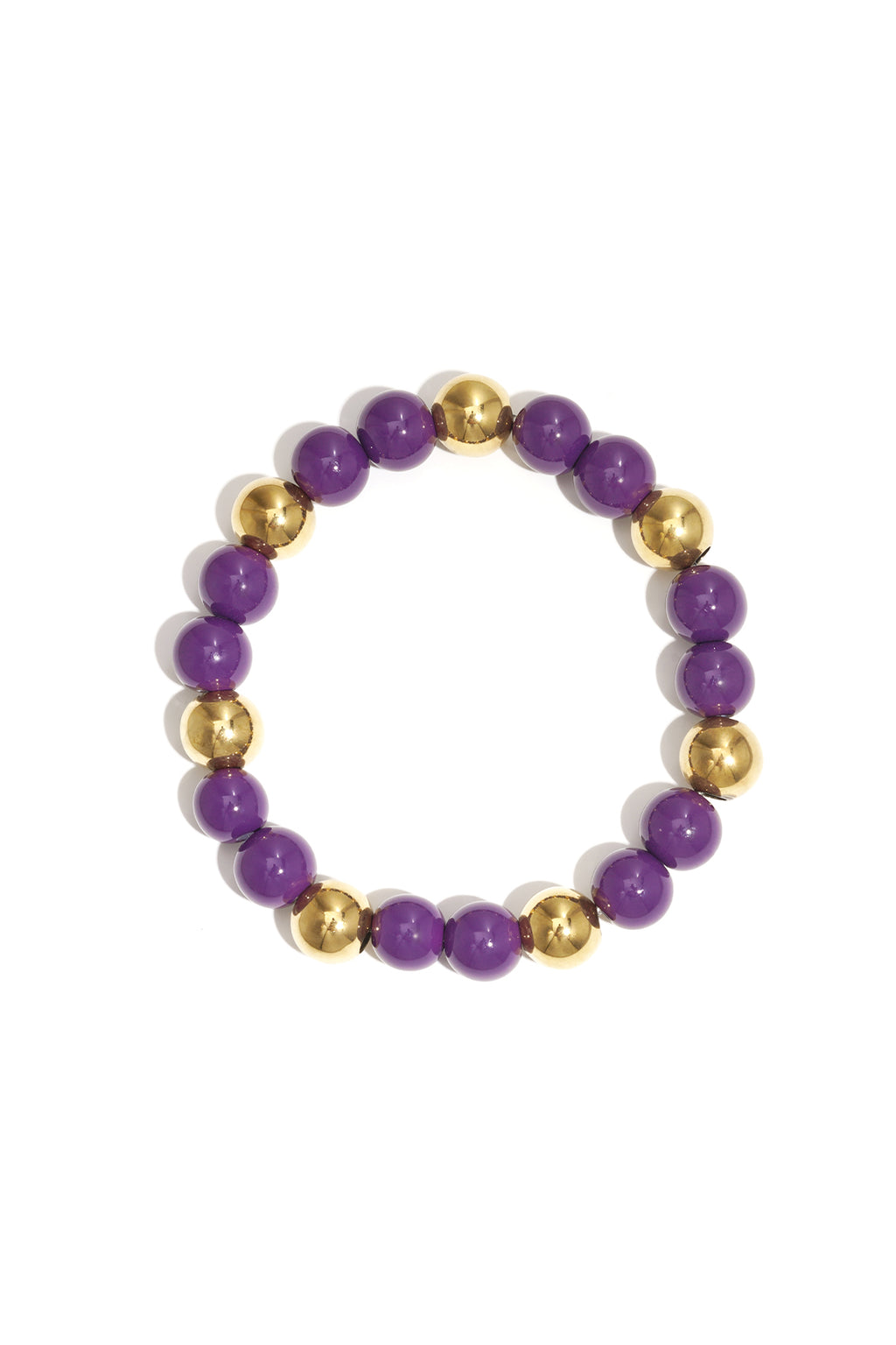 Acrylic Beaded Bracelets Beads Casual Daily Simple Series Women's jewelry-10mm