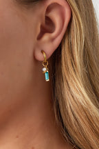 Ocean spark earrings