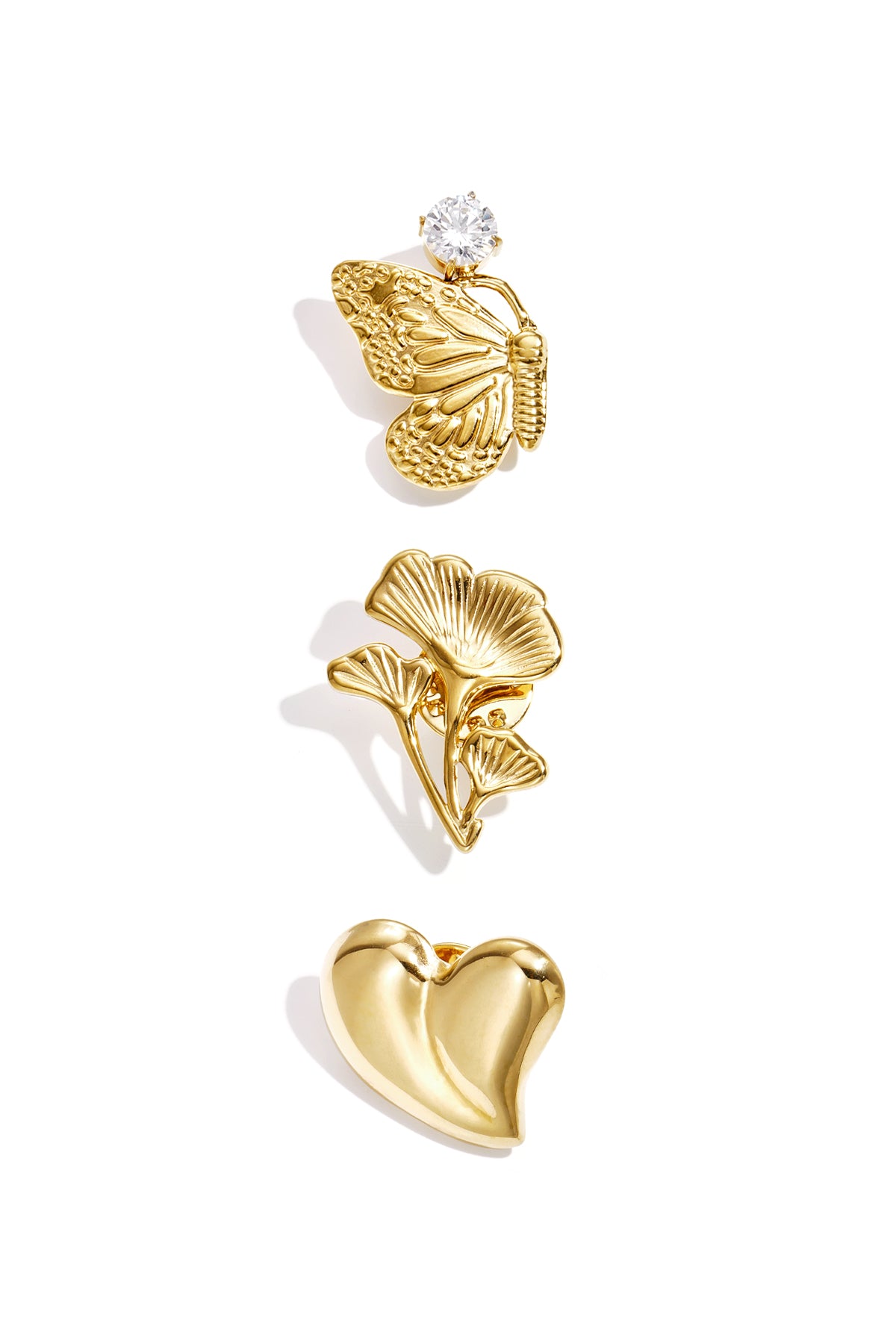 Stainless Steel Brooches Butterfly Simple Daily Simple Series Women's jewelry