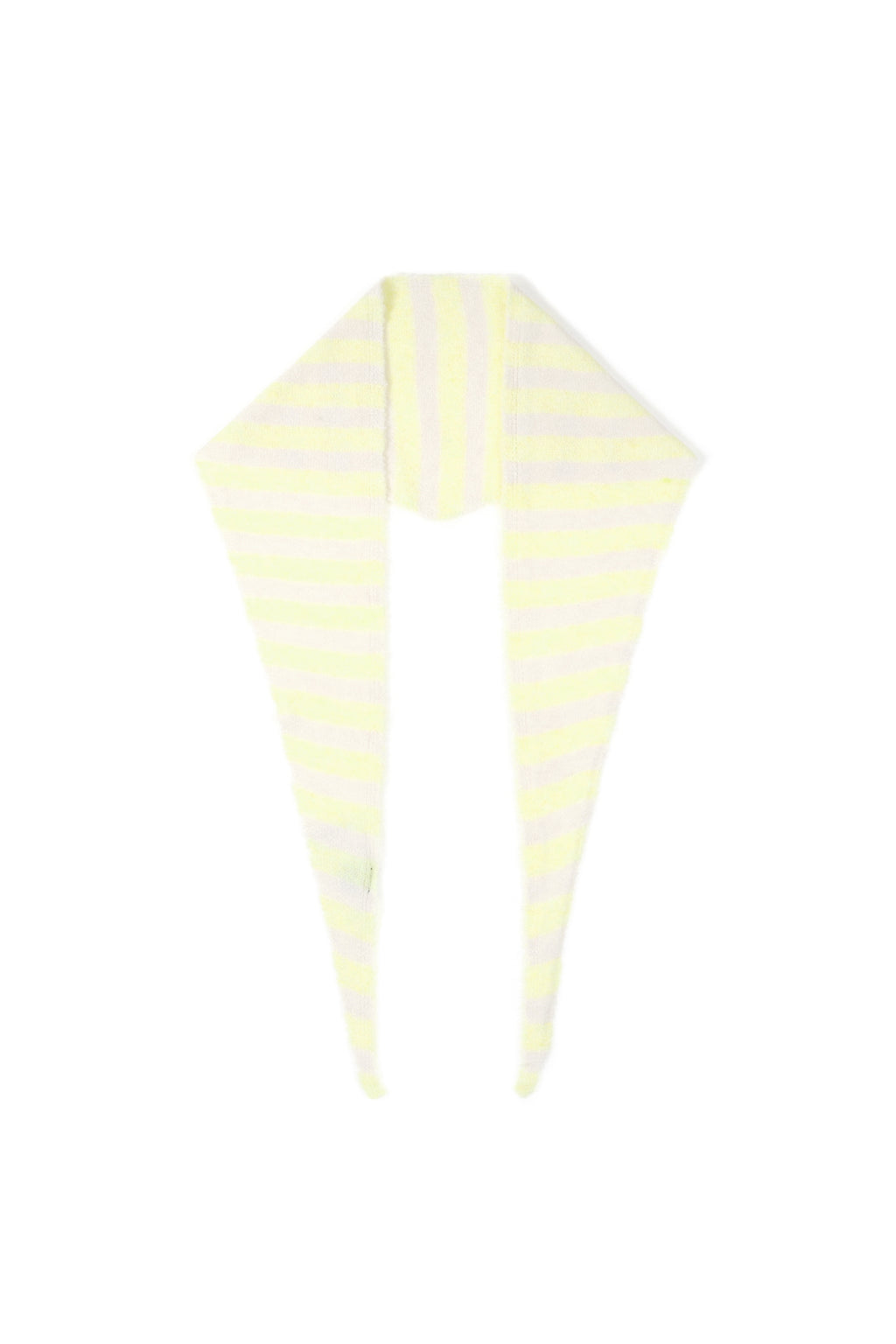Minimal Striped Triangle Scarf