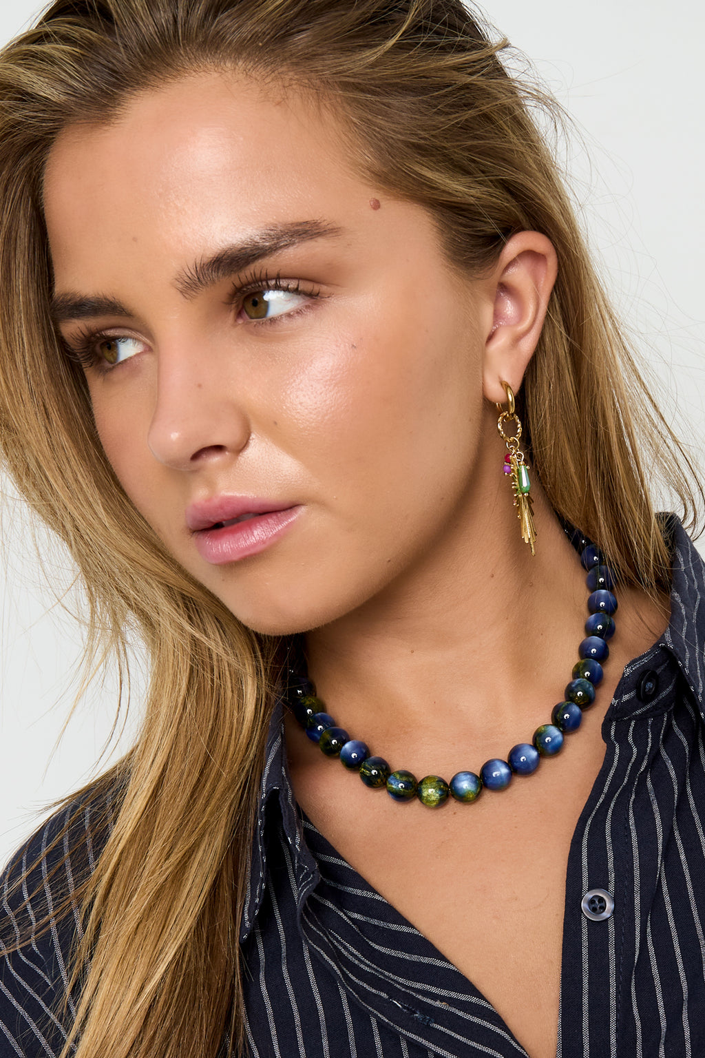 Beaded Faded necklace - 12mm