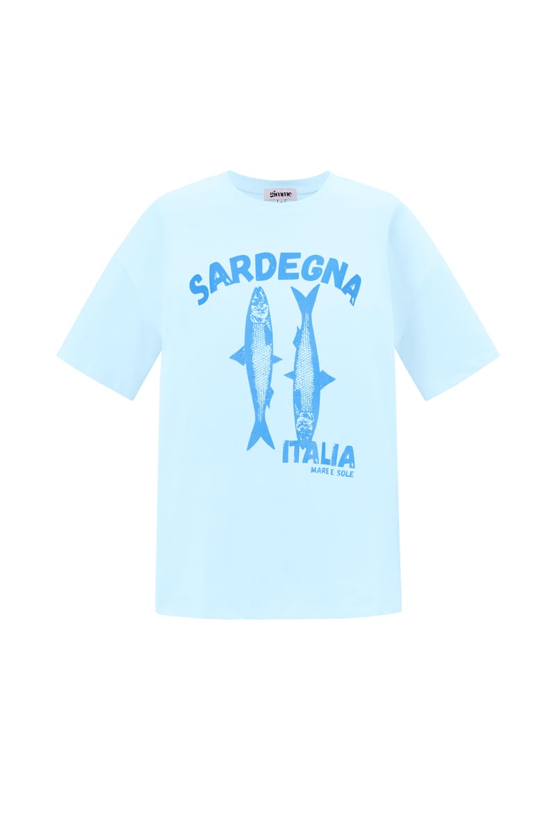 Sardegna Italia oversized tee