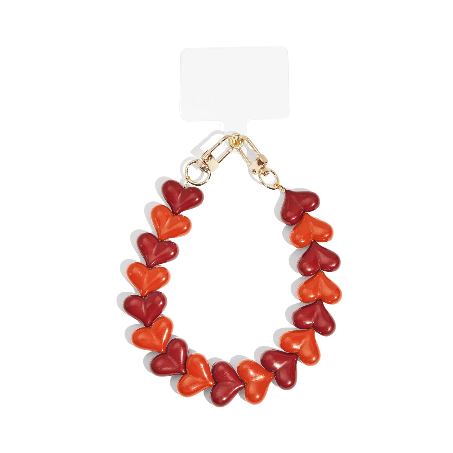 Double heart phone cords