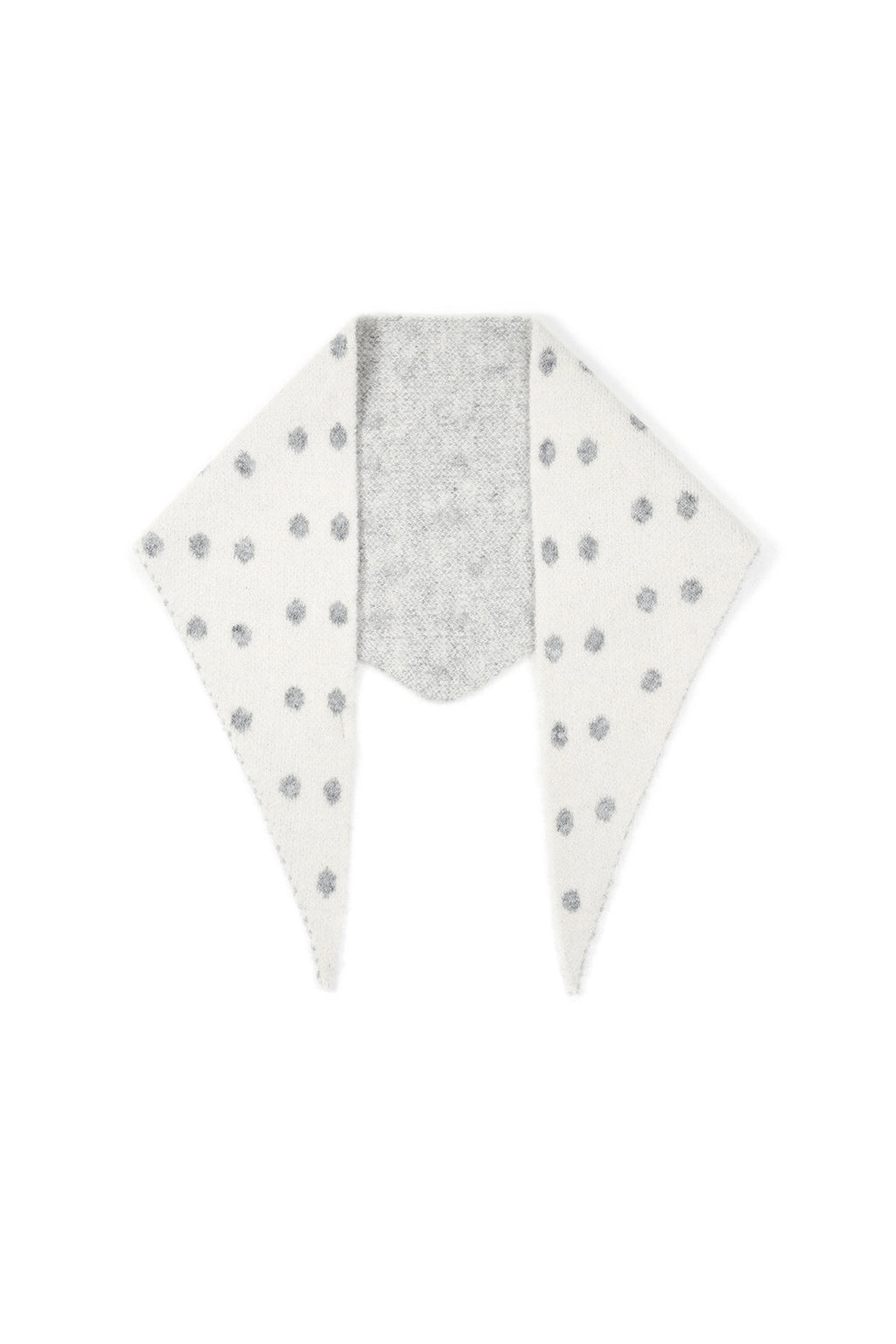 Bold Polka Dot Triangle Scarf