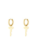 Key to love earrings