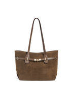 Tote Bags Solid Color Casual Suede Daily Accessories