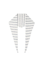 Minimal Striped Triangle Scarf