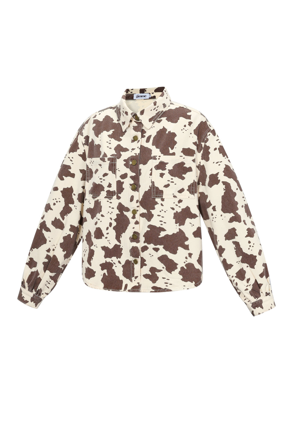 Woven Cotton Women's Denim Jacket Casual Color Clash