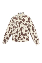 Woven Cotton Women's Denim Jacket Casual Color Clash