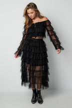 Festival The Sparkly Ruffle Top