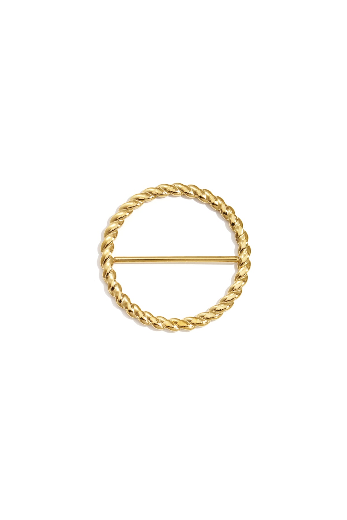 Silk Scarf Clip circle Casual Stainless Steel Daily Accessories