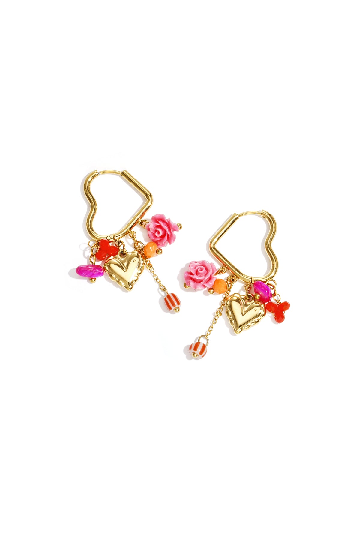 Stainless Steel Drop Earrings Heart Sweet Holiday/Beach Romantic Series Women's jewelry