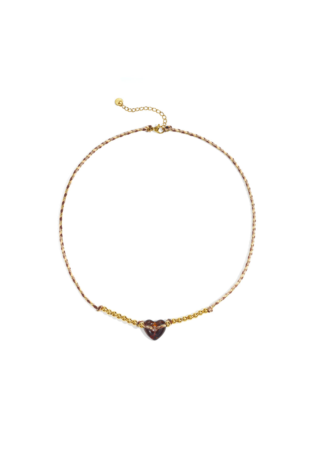 Polyester Beaded Necklaces Heart Casual Daily Simple Series Women's jewelry