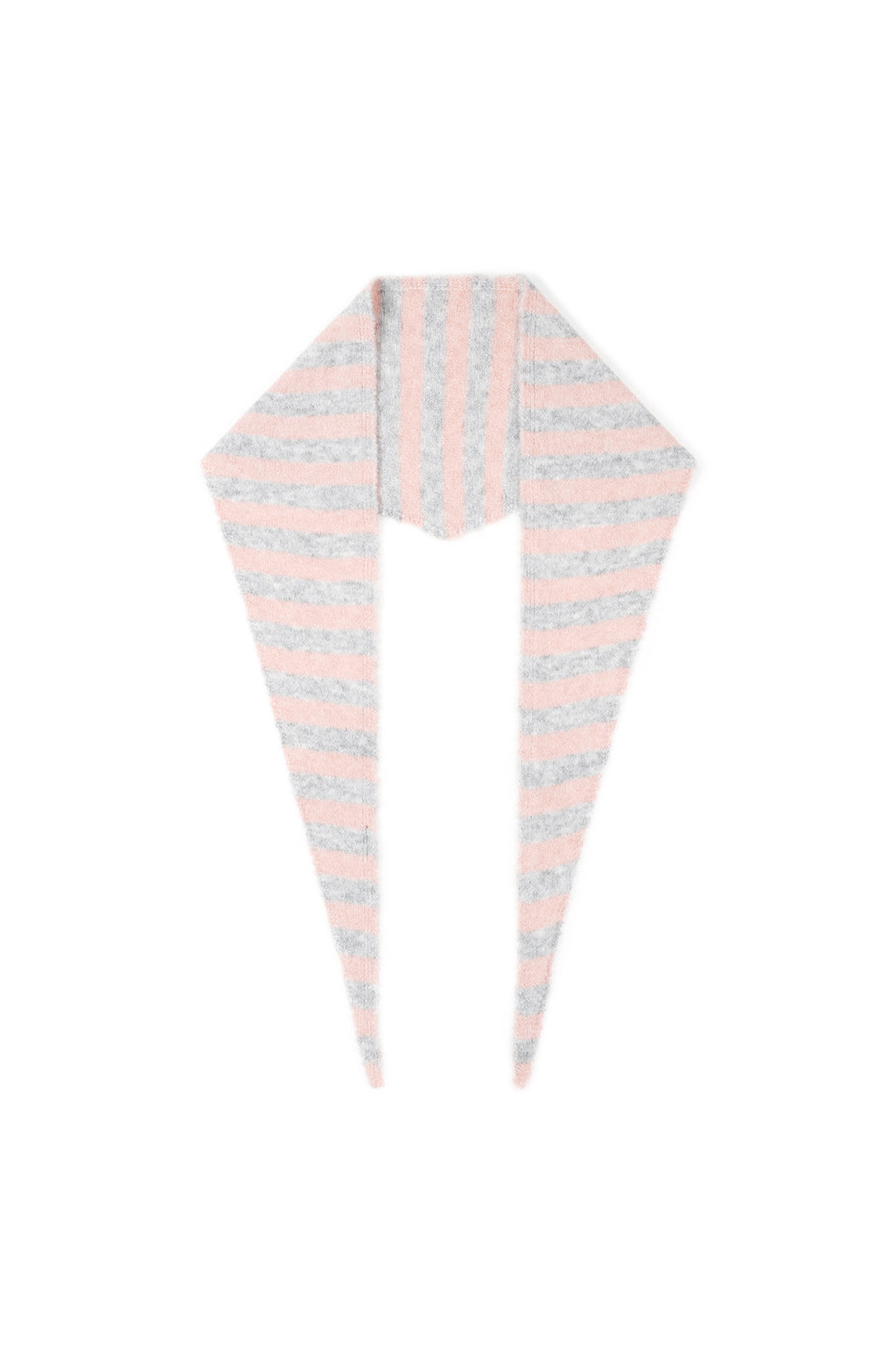 Minimal Striped Triangle Scarf